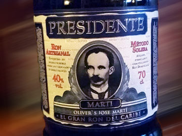 Presidente Martí 19y von Oliver & Oliver, Dominikanische Republik. LANGE Pub Wien Rum Angebot