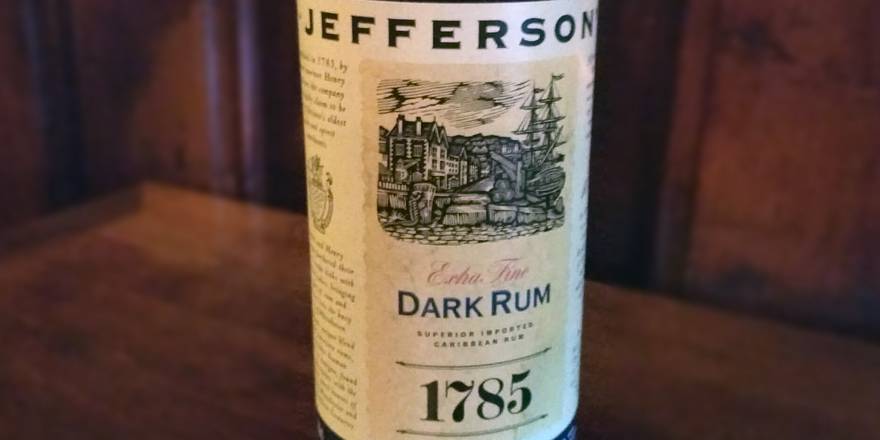 Jefferson's Extra Fine Dark Rum - das Rum Angebot im LANGE Pub Wien