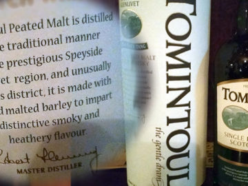 Whisky des Monats: Tomintoul Peaty Tang, Speyside Scot. Single Malt