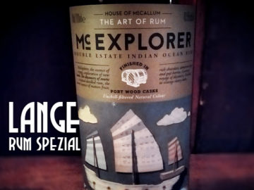 LANGE Rum spezial: McEXPLORER, the Art of Rum