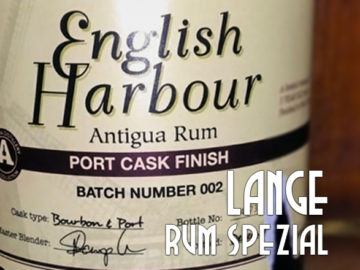 LANGE Rum spezial: English Harbour Port Cask Finish - Small Batch 002 Antigua Rum