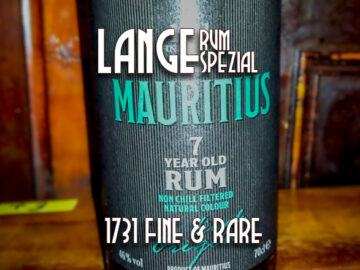 LANGE Pub Rum spezial: 1731 Rare & Fine Mauritius 7 Jahre Single Origin