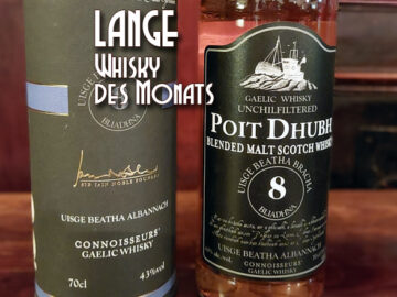 LANGE Pub und Beisl Wien Whisky des Monats: Poit Dhubh 8 Years, Ile of Sky